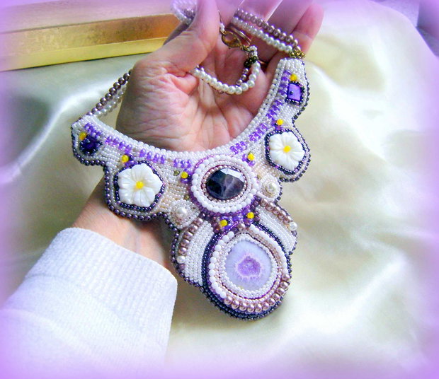 Promotie! Soft purple agate Druzy / Podoabe pe viata