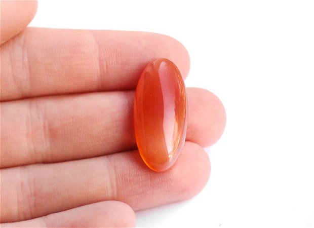 Cabochon agat oval alungit