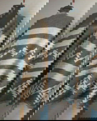 ZARA PONCHO LANA AMESTEC