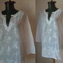 MANGO BLUZA BUMBAC BRODERIE FIR MATASE