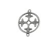7buc Link, conector cruce in cerc argintie, LK23-1863S
