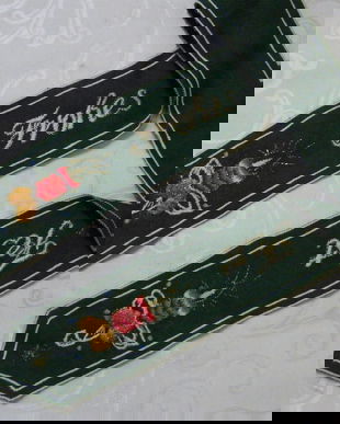 Banda cu broderie Craciun