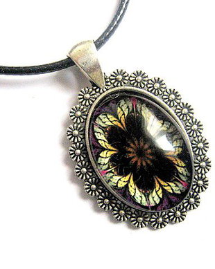 colier mandala sticla 30049