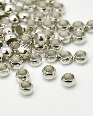Crimp platinum, 3mm (100buc)