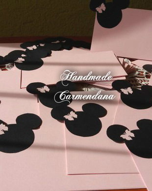 Plicuri de bani Minnie Mouse si fluturi