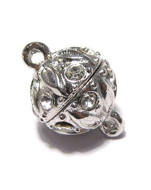 Inchizatoare cu magnet, 17.5x13 mm, platina