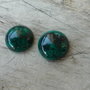 Cabochon crisocola 18 mm (2 bucati)