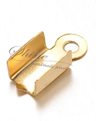 Capat snur otel inoxidabil auriu, 10x4x3mm