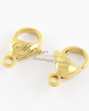 Inchizatoare otel inoxidabil auriu, 12x7x4mm