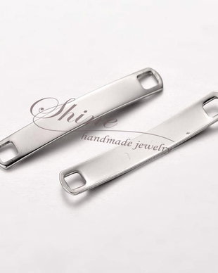 Link otel inoxidabil, 38.5x7x1mm