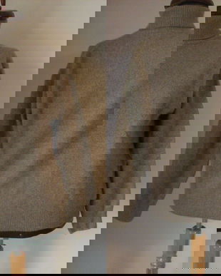 PULOVER ROLL ON CASMIR SI MATASE CAFEA CU LAPTE