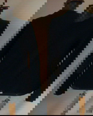 PULOVER BLEUMARIN CASMIR SI PIELE NABUC