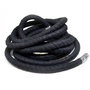 Snur bumbac negru 10mm ( 50cm) DVLAK 095