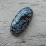 Cabochon obsidian 30x15 mm