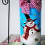 Suport pentru lumanare " Hug The Snowmen..." - Winter Collection