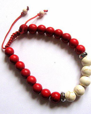 bratara unisex  howlite 30173