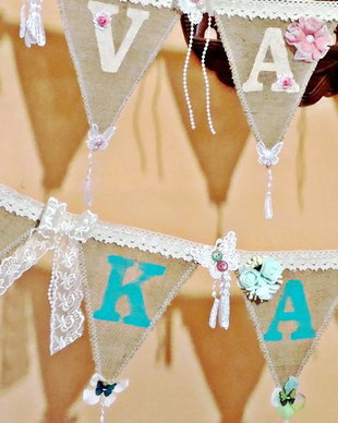 Ghirlande cu nume shabby