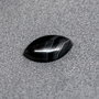 Cabochon Agat negru - marquise