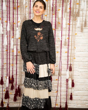 rochie cu mustata