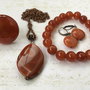 Set agate carneol
