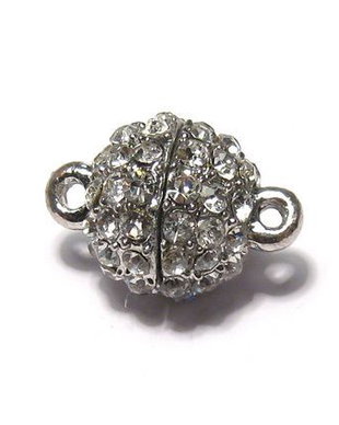 Inchizatoare cu magnet, 16x10 mm, platina