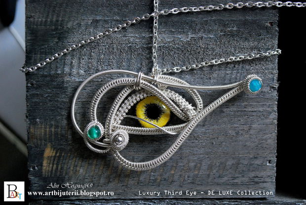 Pandantiv " Luxury Third Eye " from " DE LUXE Collection "