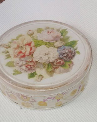 Cutie rotunda metalica