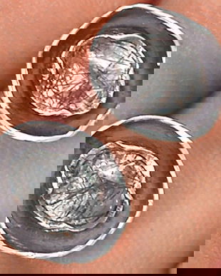 Ag462 - Cercei cu tija / surub, argint 925, cuart rutilat