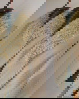 LAURA SCOTT VESTA BLANA ARTIFICIALA