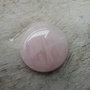 Cabochon cuart roz, 30 mm
