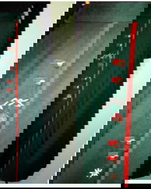 FUSTA STOFA LANA VERDE PADURE