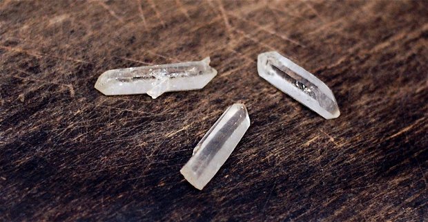 Lemurian seed quartz  - set 3 buc  - L055