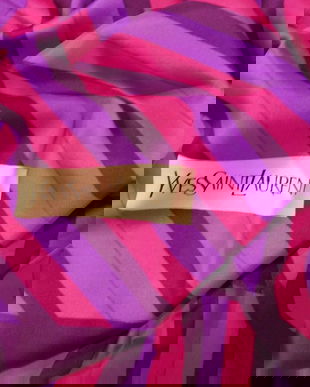 YVES SAINT  LAURENT - ESARFA  ORIGINALA  MATASE NATURALA   SUPERBA