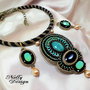 "Aztec treasure" - Set colier si cercei
