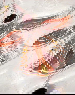 Inger pazitor, clopotei de vant, decoratiune Craciun, sticla, sarma