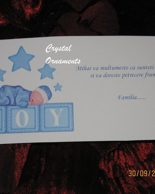 Plic de bani botez
