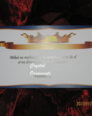 Plic de bani botez