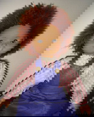 Papusa minunata, de colectie, din ceramica