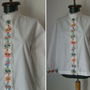 BLUZA BUMBAC DANTELA BRODERIE MANUALA