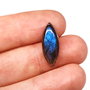 Cabochon Labradorit Marquise albastru - mini