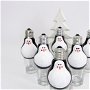 Glob Pinguin, glob bec reciclat, ornament bec, ornament pinguin, decoratiune pinguin