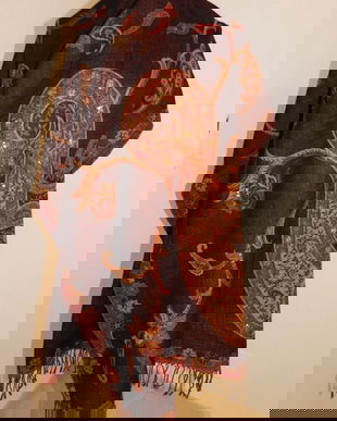 TIE RACK  , NOU ,  ESARFA SUPERBA  LINA PURA VIRGINA ,