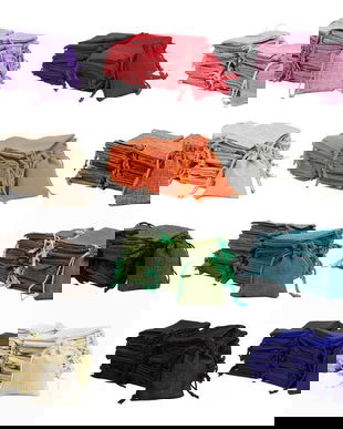 9904 Vf - (14x10mm) Saculet / punguta / ambalaj cadouri, material textil, iuta