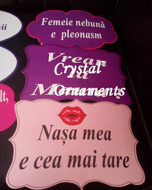 Mesaje props pentru nunta / colt foto