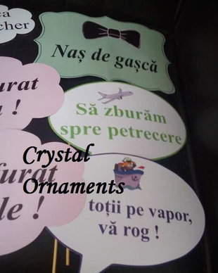 Mesaje props pentru nunta/ botez  / colt foto