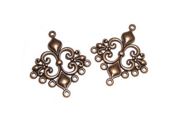 Candelabru, cupru, 36x20 mm