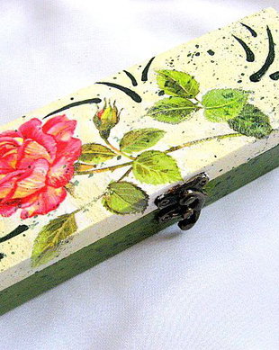 Cutie lemn decorata 28135