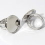Baza inel, platina, 17x18 mm
