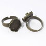 Baza inel, bronz, 18x14 mm