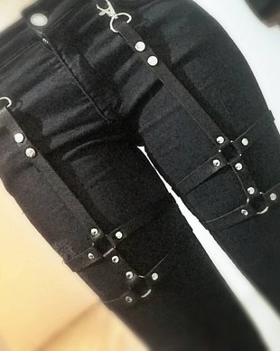 Harness  din piele pentru picioare